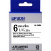 Картридж Epson LK-2WBN, Standart, белый/черный, 6/9, (C53S652003) для LabelWorks
