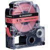 Картридж Epson LK-3RBP, Pastel, красный/черный, 9/9, (C53S653001) для LabelWorks (СОВМЕСТИМЫЙ)