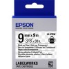Картридж Epson LK-3TBW, Strong Adhesive, прозрачный/черный, 9/9, (C53S653006) для LabelWorks