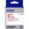Картридж Epson LK-3WRN, Standart, белый/красный, 9/9, (C53S653008) для LabelWorks