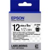 Картридж Epson LK-4TBN, Clear, прозрачный/черный, 12/9, (C53S654012) для LabelWorks
