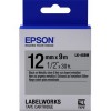 Картридж Epson LK-4SBM, Metallic, серебрянный/черный, 12/9, (C53S654019) для LabelWorks
