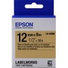 Картридж Epson LK-4KBM, Metallic, золотой/черный, 12/9, (C53S654020) для LabelWorks