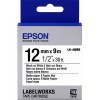 Картридж Epson LK-4WBB, Matte, белый/черный, 12/9, (C53S654023) для LabelWorks