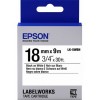 Картридж Epson LK-5WBN, Standart, белый/черный, 18/9, (C53S655006) для LabelWorks