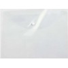 Папка-конверт пластиковая на кнопке inФормат, толщина пластика 0,15 мм, прозрачная