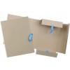 Папка картонная на завязках «Дело», А4, плотность 620 г/м², ширина корешка 90 мм, серая