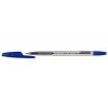 Ручка шариковая Erich Krause R-301, корпус прозрачный, стержень синий