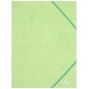 Папка картонная на резинке Forpus, плотность картона 400 г/м², зеленая