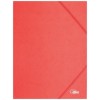Папка картонная на резинке Forpus, плотность картона 400 г/м², красная