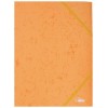 Папка картонная на резинке Forpus, плотность картона 400 г/м², оранжевая