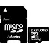 Карта памяти Exployd microSDHC (Class 4) 4GB + адаптер [EX004GCSDHC4]