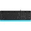 Клавиатура A4Tech Fstyler FKS10 (черный/синий)