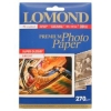 Фотобумага Lomond (1106102) A6 270 г/м2 суперглянцевая ярко-белая, односторонняя, 20 листов