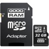 Карта памяти GOODRAM microSDHC 32GB + адаптер