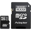 Карта памяти GOODRAM microSDHC (Class 4) 4GB + адаптер [M40A-0040R11]