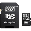 Карта памяти GOODRAM microSDHC (Class 4) 32GB + адаптер [M40A-0320R11]