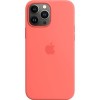 Чехол для телефона Apple MagSafe Silicone Case для iPhone 13 Pro Max (розовый помело)