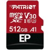 Карта памяти Patriot microSDXC EP Series PEF512GEP31MCX 512GB (с адаптером)