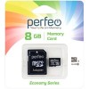 Карта памяти Perfeo microSDHC PF8GMCSH10AES 8GB (с адаптером)