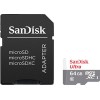 Карта памяти SanDisk Ultra SDSQUNS-064G-GN3MA microSDXC 64GB (с адаптером)