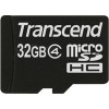 Карта памяти Transcend microSDHC (Class 4) 32GB + адаптер (TS32GUSDHC4)