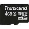 Карта памяти Transcend microSDHC (Class 4) 4GB + адаптер (TS4GUSDHC4)